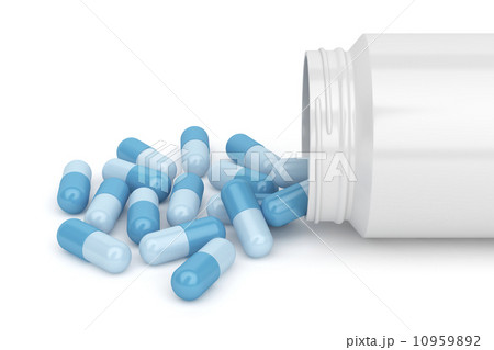 Blue capsules Blue capsules 10959892