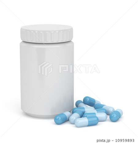 Capsules and plastic bottle Capsules and plastic bottle 10959893