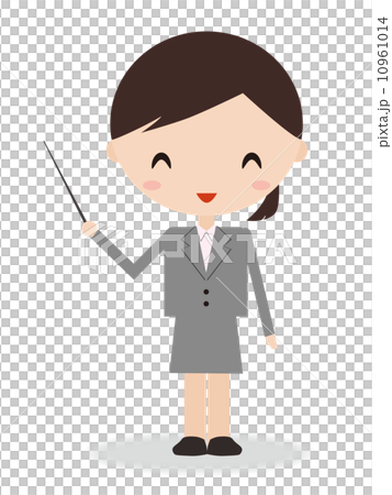Business women indication stick Business women indication stick 10961014
