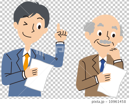 看通過文件的商人 10961458