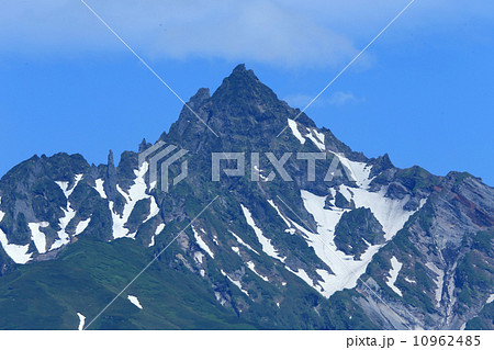 南浜近くから望む利尻山山頂 南浜近くから望む利尻山山頂 10962485