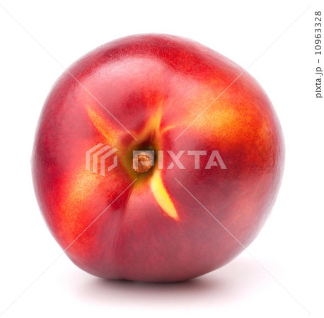 Nectarine fruit isolated on white background cutout Nectarine fruit isolated on white background cutout 10963328