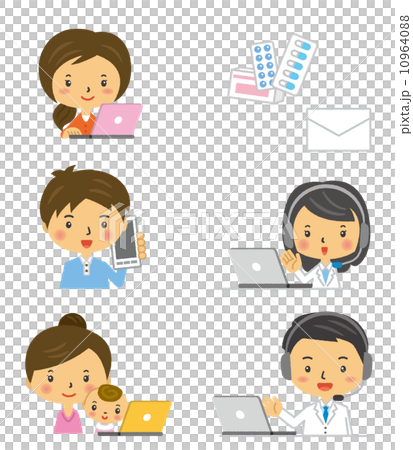 People working in white coat 10964088