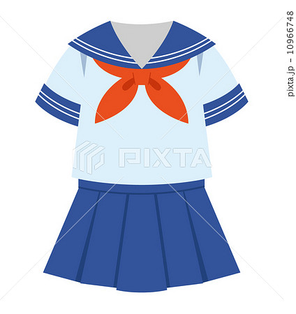 セーラー服のイラスト素材 セーラー服のイラスト素材