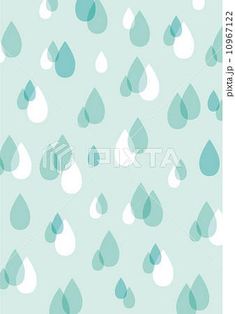 雨 梅雨 背景 素材 水色のイラスト素材