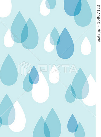 雨 梅雨 背景 素材 水色のイラスト素材
