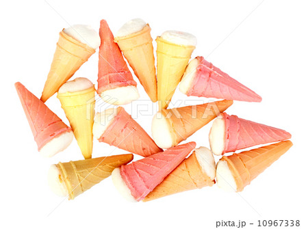 Several cake in the form of ice cream 10967338