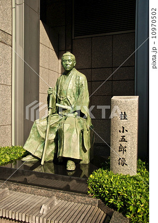 桂小五郎の像(京都ホテルオークラ・北西角/京都市河原町御池上ル) 桂小五郎の像(京都ホテルオークラ・北西角/京都市河原町御池上ル) 10970502