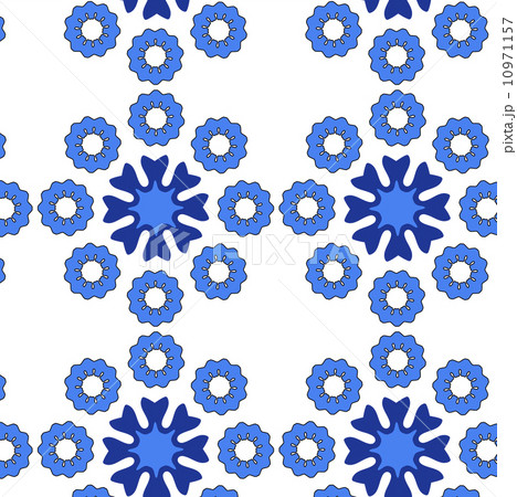 Lace floral colorful ethnic ornament pattern Lace floral colorful ethnic ornament pattern 10971157