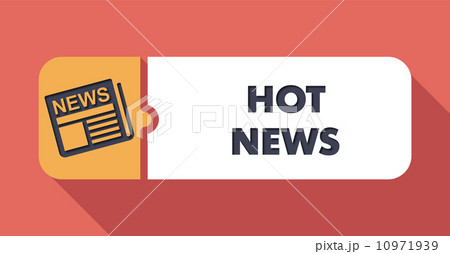 Hot News on Scarlet in Flat Design. 10971939