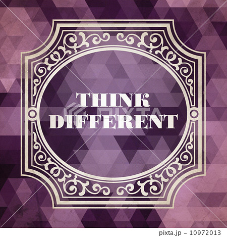Think Different Concept. Vintage design. 10972013