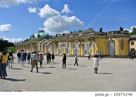 世界遺産　ドイツ　サンスーシ宮殿 10974246