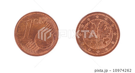 One euro cents coin 10974262
