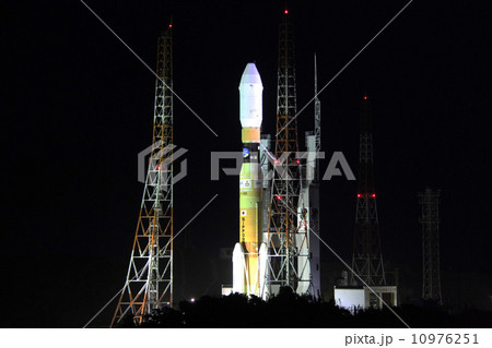 H-2Bロケット3号機　打ち上げ前 10976251