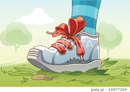 Small Sneaker on the Grass 10977204
