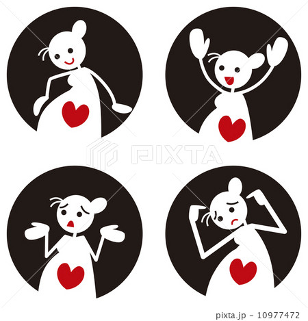 妊婦のアイコン 10977472