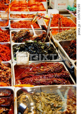 韓国　ソウル　広蔵市場　キムチ屋 10978190