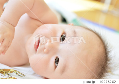 0歳の赤ちゃんの顔 0歳の赤ちゃんの顔 10978262