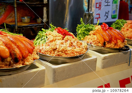 韓国　ソウル　広蔵市場　タラ鍋屋 10978264