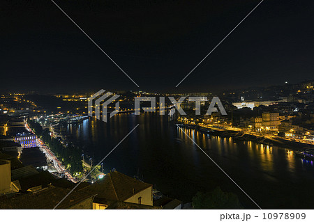 City at night, panoramic scene 10978909