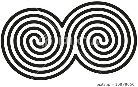 Celtic Double Spirals 10979050