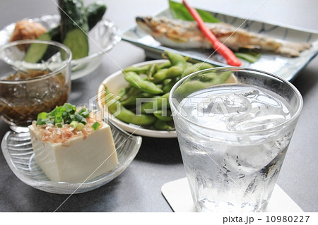 夏の晩酌（焼酎ロック） 10980227