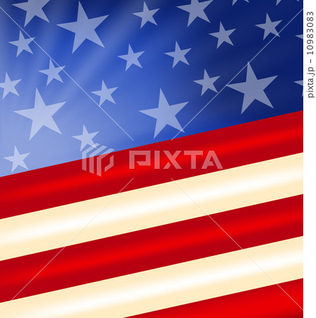 Abstract American Flag for Independence Day 10983083