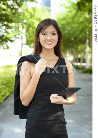Confident Asian Business Woman Posing Confident Asian Business Woman Posing 10984747