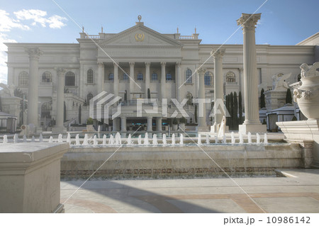 Caesar Palace Hotel Temple pool in Las Vegas, February 3, 2014. 10986142
