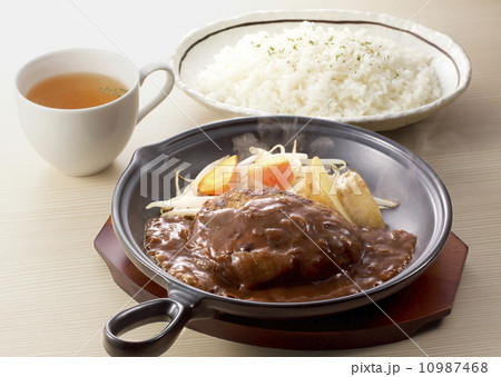ハンバーグ　ライスセット 10987468