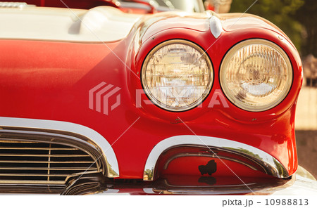 retro car headlights 10988813