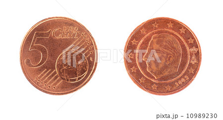 5 euro cent coin 10989230