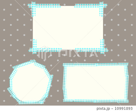 マスキングテープ フレームのイラスト素材