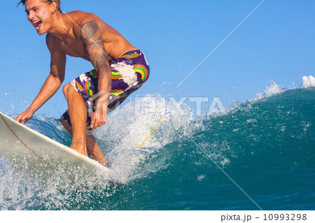 surfing a wave surfing a wave 10993298