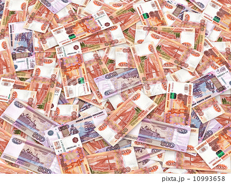 Russian currency 10993658