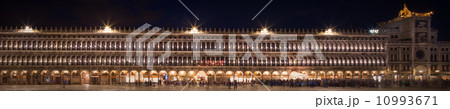 Night view of square St Marko in Venice 10993671