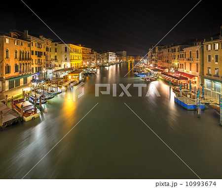 Grand Canal at night, Venice 10993674
