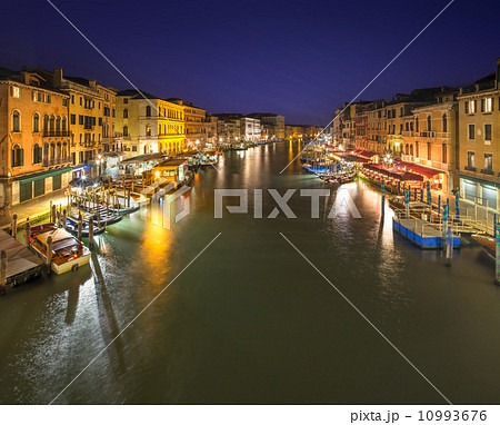 Grand Canal at night, Venice 10993676