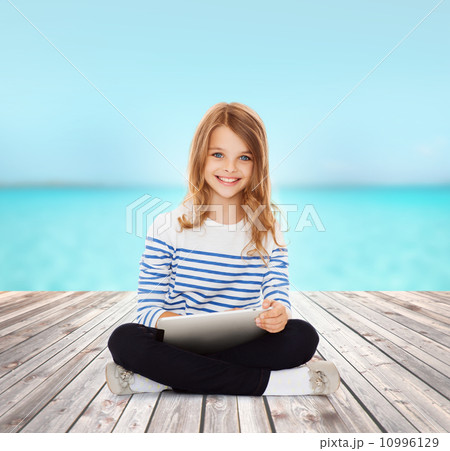 student girl with tablet pc student girl with tablet pc 10996129