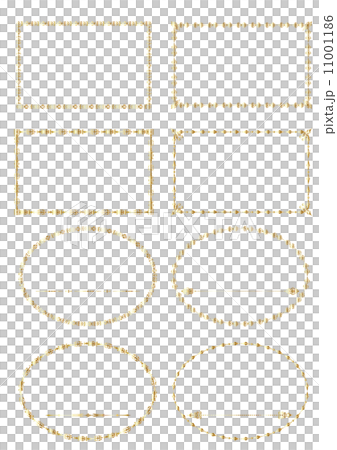 アンティーク調な飾り枠のイラスト素材