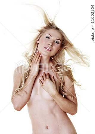 nude woman on white 11002254