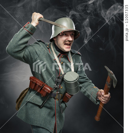 German infantryman during the first world war. German infantryman during the first world war. 11007335