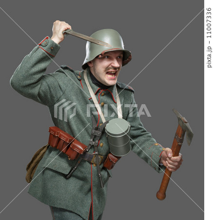 German infantryman during the first world war. 11007336