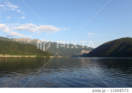 night lugano lake landscape 11008573