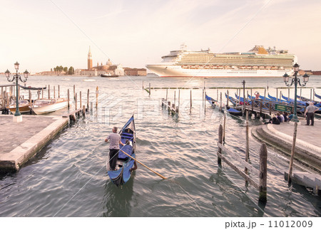 View of  San Giorgio Maggiore church in Venice 11012009