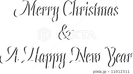 年賀状 &クリスマスパーツ素材集 英語(フォント編) 年賀状 &クリスマスパーツ素材集 英語(フォント編) 11012311