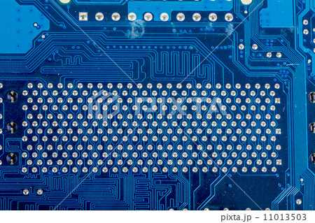 Close up of computer circuit motherboard Close up of computer circuit motherboard 11013503