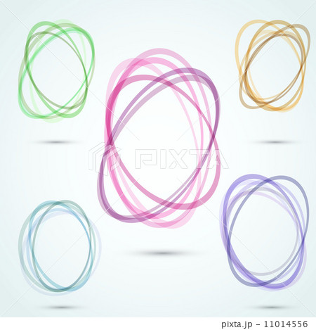 Modern transparent vortex design elements 11014556