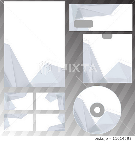 Corporate origami crystal style stationery set Corporate origami crystal style stationery set 11014592