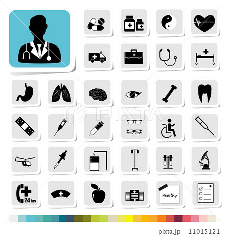 Healthcare and Medical Icon for Business Category Concept Healthcare and Medical Icon for Business Category Concept 11015121